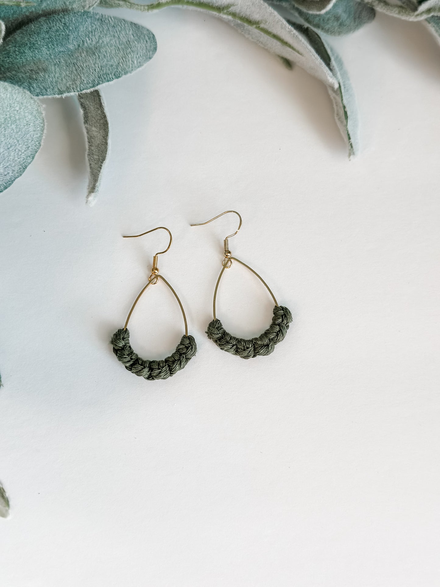 Gold Tear Drop Earrings