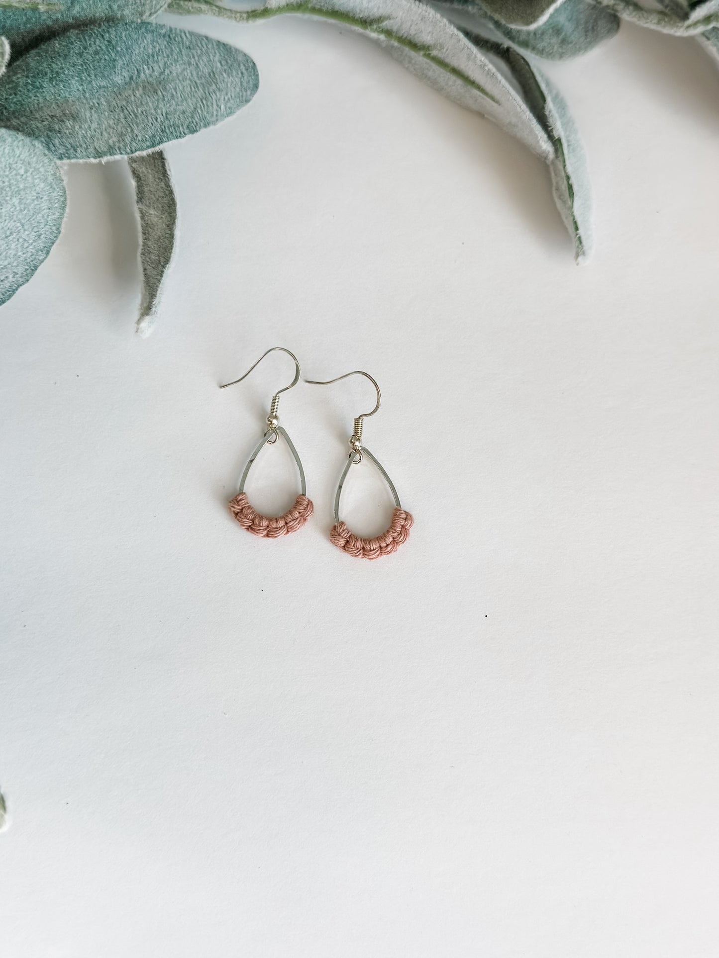 Silver Tear Drop Earrings