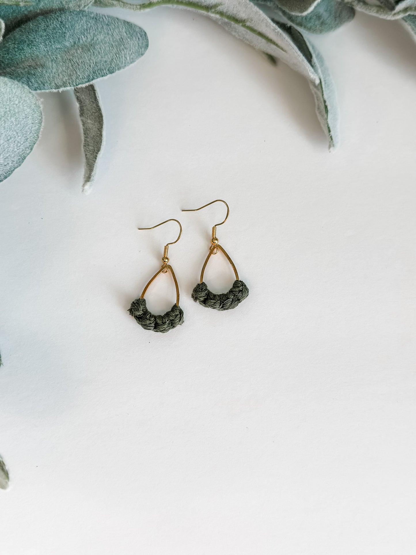 Gold Tear Drop Earrings