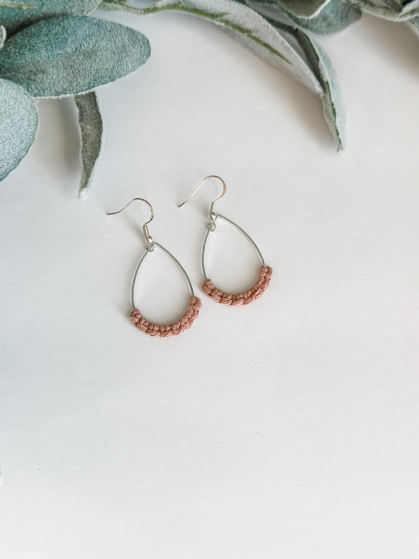 Silver Tear Drop Earrings
