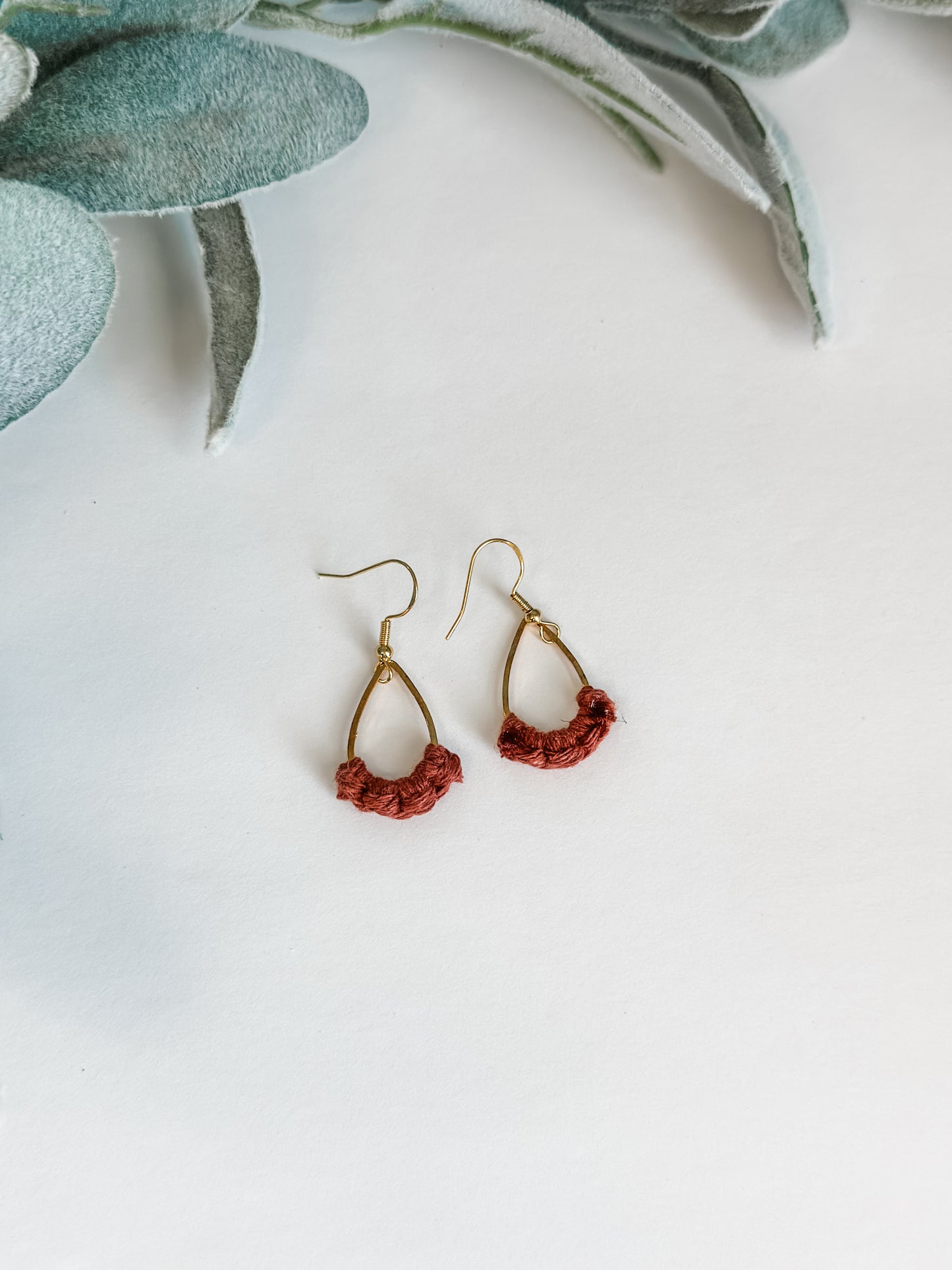 Gold Tear Drop Earrings