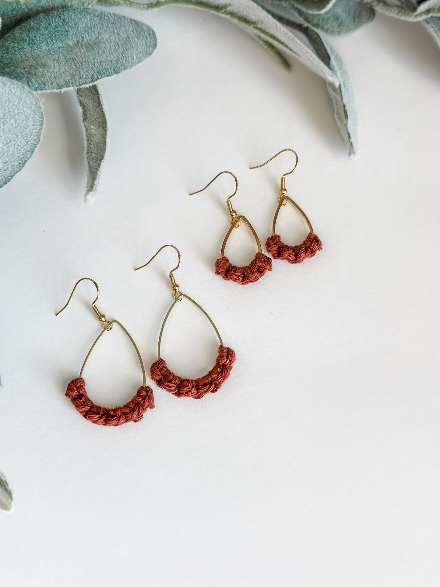 Gold Tear Drop Earrings