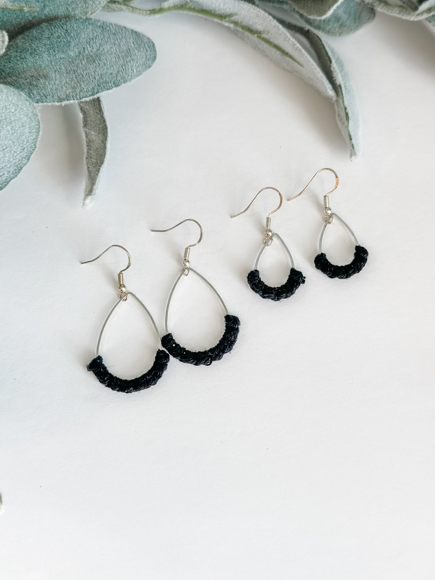 Silver Tear Drop Earrings