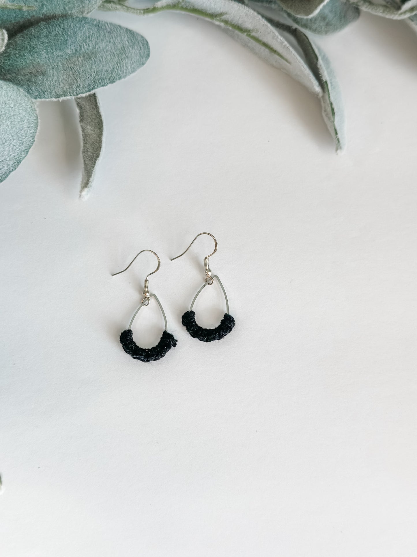Silver Tear Drop Earrings