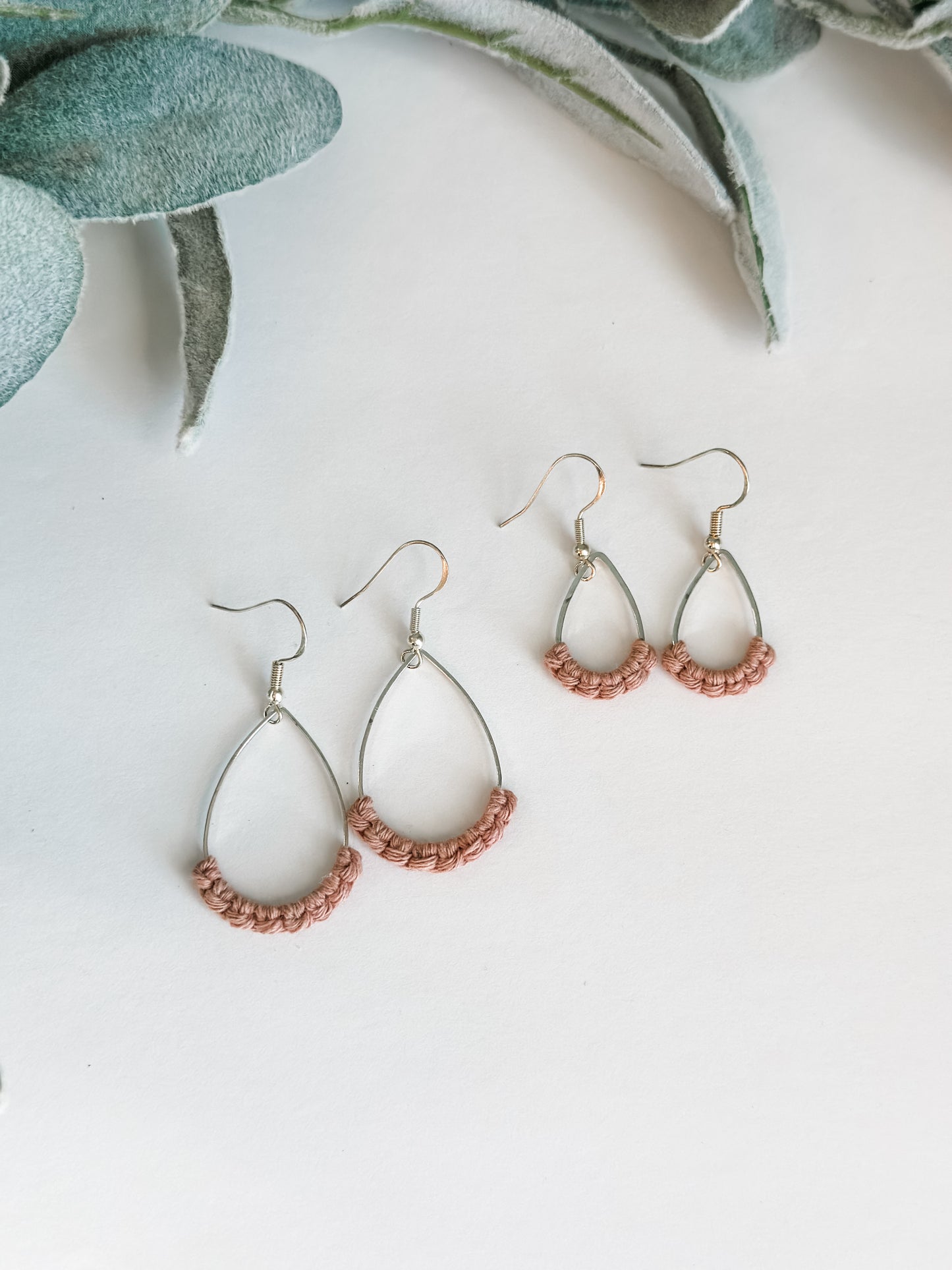Silver Tear Drop Earrings