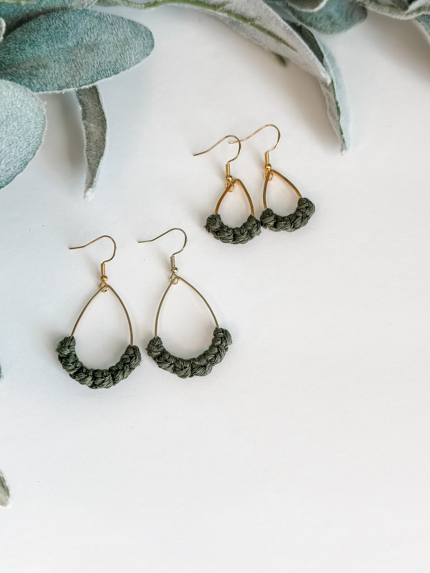Gold Tear Drop Earrings