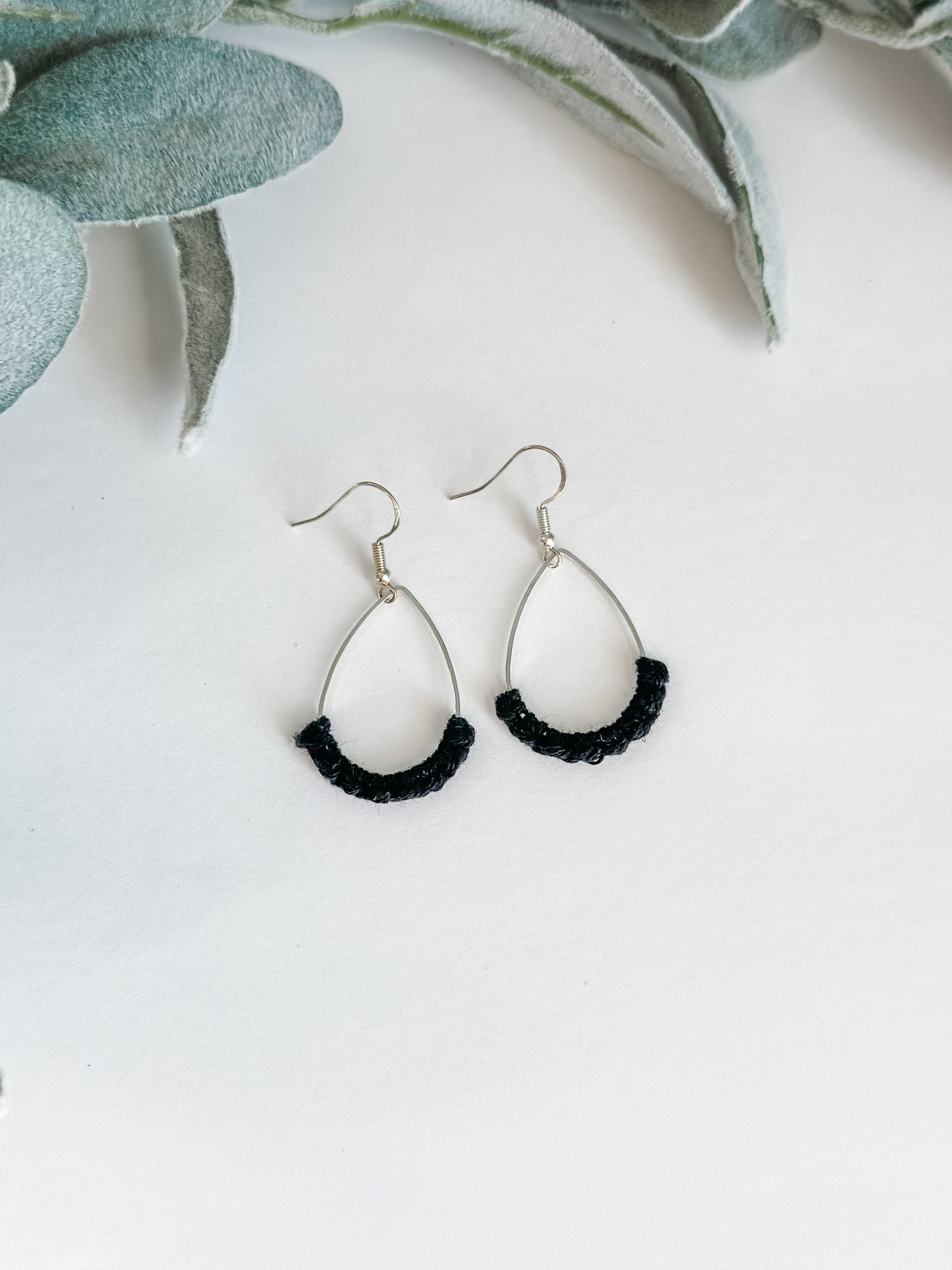 Silver Tear Drop Earrings