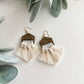 Wooden Fringe Earrings