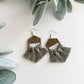 Wooden Fringe Earrings